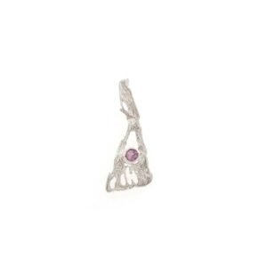 Triangle Tourmaline Organic Pendant