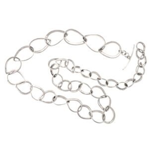 Medium Infinity-Chain Silver Necklace