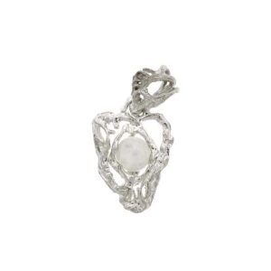 Strawberry Moonstone Organic Pendant