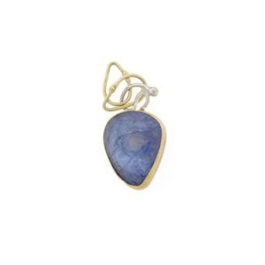 Versatile Tanzanite Opal Gold–Silver Pendant