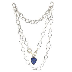 Tanzanite and Opal Drop Necklace